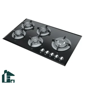 اجاق گاز تاکنو گاز 5 شعله پلو پز کنار لبه مات مدل G-112 مشکی