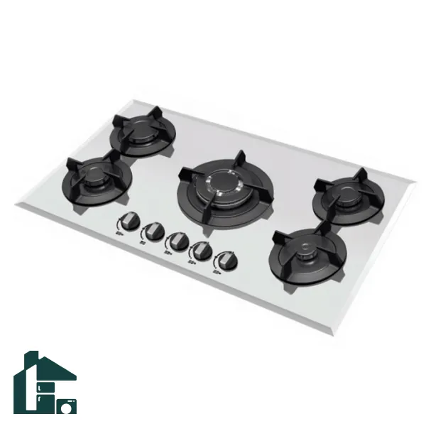 اجاق گاز 5 شعله تاکنو گاز G-115 سفید