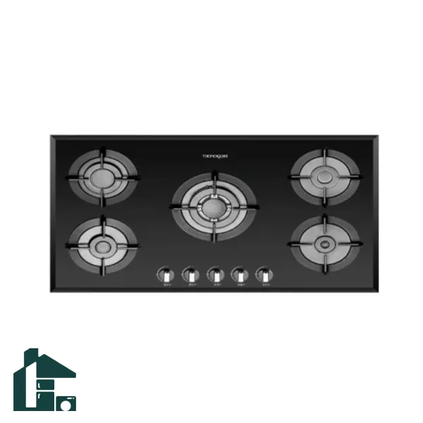 اجاق گاز 5 شعله تاکنو گاز لعابی G-126 مشکی