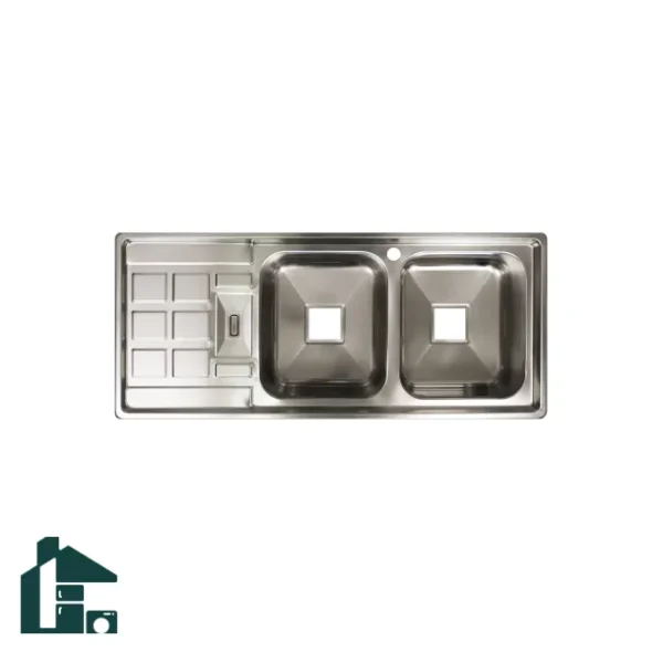 S-104 سینک ظرفشویی تاکنو گلد مدل S-104 استیل