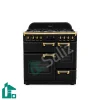 اجاق گاز تاکنو مدل Falcon-L-5B-BS-GOLD مشکی رویه استیل دستگیره طلایی