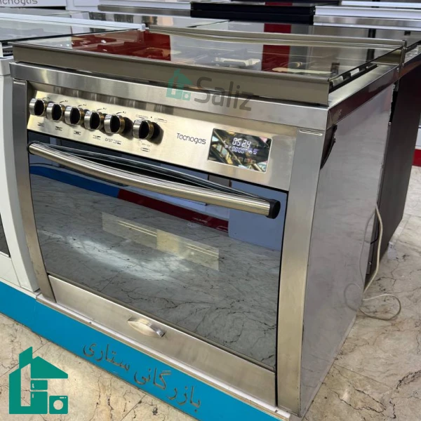 اجاق گاز تاکنوگاز مدل Platinum پلاس تک فر تمام استیل