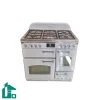 اجاق گاز تاکنو چهار فر مدل Falcon-L-5B-WS CC سفید رویه استیل