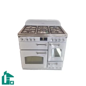 اجاق گاز تاکنو چهار فر مدل Falcon-L-5B-WS CC سفید رویه استیل