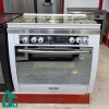 اجاق گاز تاکنو سری امپراطور مدل MEFLWS سفید رویه استیل