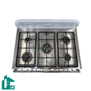 اجاق گاز تاکنو چهار فر مدل Falcon-L-5B-WS CC سفید رویه استیل