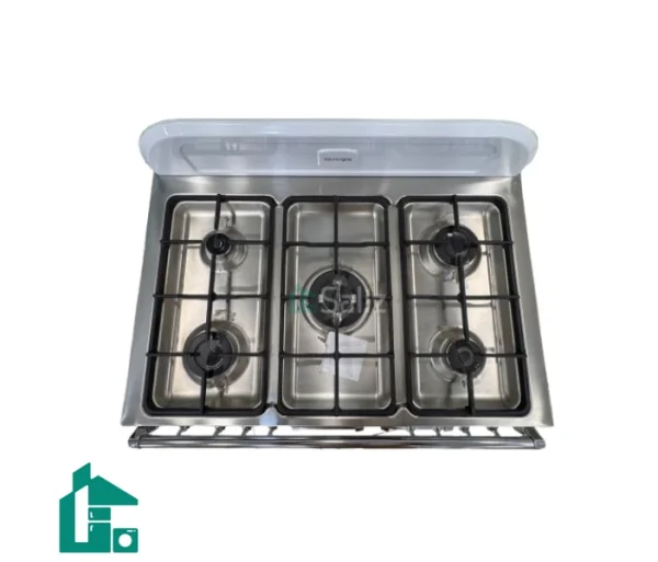 اجاق گاز تاکنو چهار فر مدل Falcon-L-5B-WS CC سفید رویه استیل