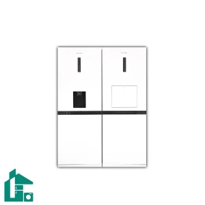 یخچال فریزرتاکنوگلد سفید و استیل مدل S 801