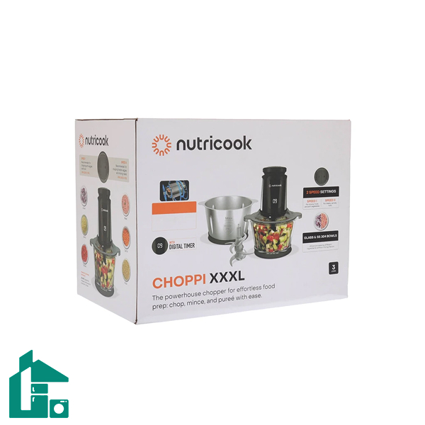 خردکن 3 لیتری نوتریکوک مدل CH6000 مشکی خردکن 3 لیتری نوتریکوک مدل CH6000 مشکی
