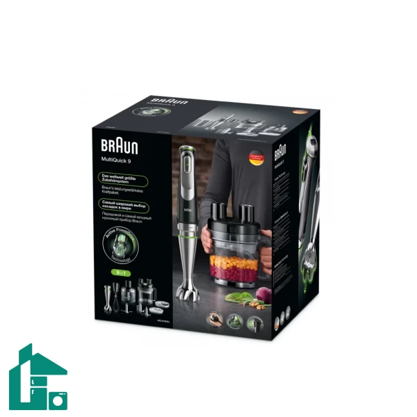 گوشت کوب برقی چندکاره 1000 وات براون مدل MQ 9187XLI مشکی گوشت کوب برقی چندکاره 1000 وات براون مدل MQ 9187XLI مشکی