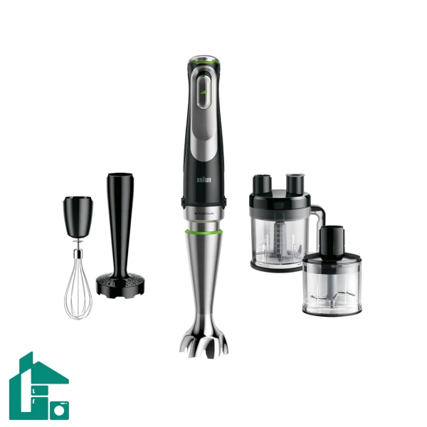 گوشت کوب برقی چندکاره 1000 وات براون مدل MQ 9187XLI مشکی گوشت کوب برقی چندکاره 1000 وات براون مدل MQ 9187XLI مشکی