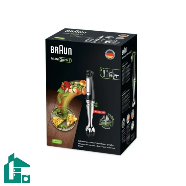 گوشت کوب برقی چندکاره 1000 وات براون مدل MQ 7075x مشکی