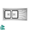 سینک ظرفشویی آلتون SR-1203L استیل سینک ظرفشویی آلتون SR-1203L استیل