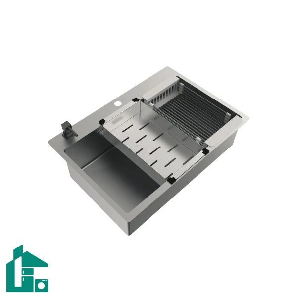 سینک باکسی آلتون SBR-740 استیل سینک باکسی آلتون SBR-740 استیل