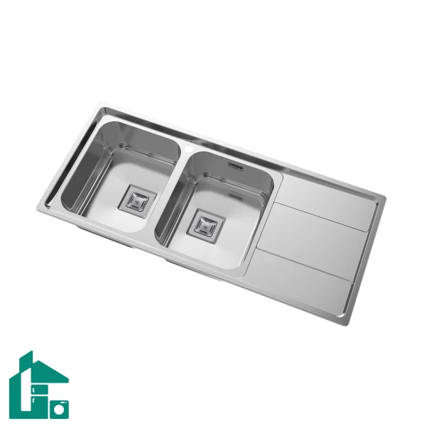 سینک ظرفشویی آلتون ST-1164 L استیل سینک ظرفشویی آلتون ST-1164 L استیل