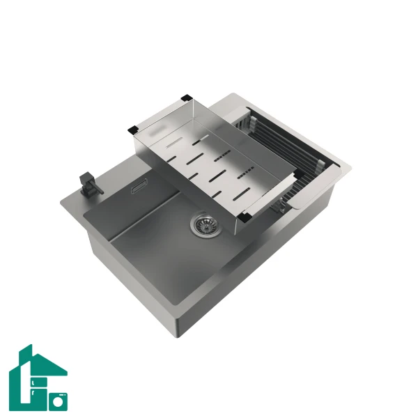سینک باکسی آلتون SBR-740 استیل سینک باکسی آلتون SBR-740 استیل