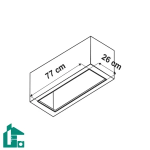 هود توکار آلتون H-815B مشکی