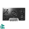 اجاق گاز رومیزی پنج شعله_ استیل البرز مدل G-5901 S مشکی استیل (2) اجاق گاز رومیزی پنج شعله استیل البرز مدل G-5901 S مشکی استیل