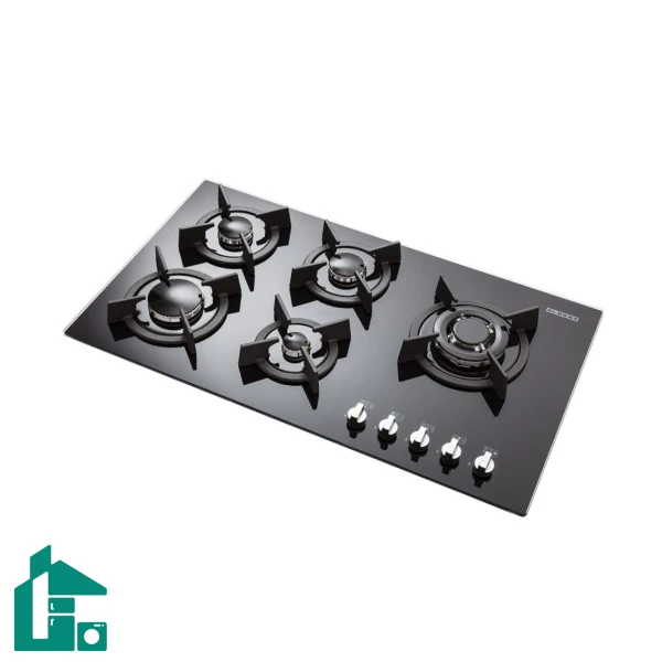 اجاق گاز رومیزی پنج شعله_ استیل البرز مدل G-5907 – L&R مشکی اجاق گاز رومیزی پنج شعله استیل البرز مدل G-5907 – L&R مشکی