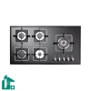اجاق گاز رومیزی پنج شعله_ استیل البرز مدل G-5909 – L&R مشکی (2) اجاق گاز رومیزی پنج شعله استیل البرز مدل G-5909 – L&R مشکی