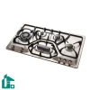 اجاق گاز رومیزی پنج شعله‌ استیل البرز مدل S-5908 استیل