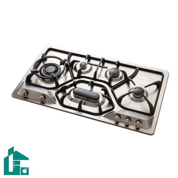 اجاق گاز رومیزی پنج شعله‌ استیل البرز مدل S-5908 استیل