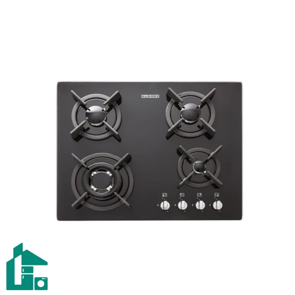 اجاق گاز رومیزی چهار شعله‌ استیل البرز مدل G-4602 مشکی