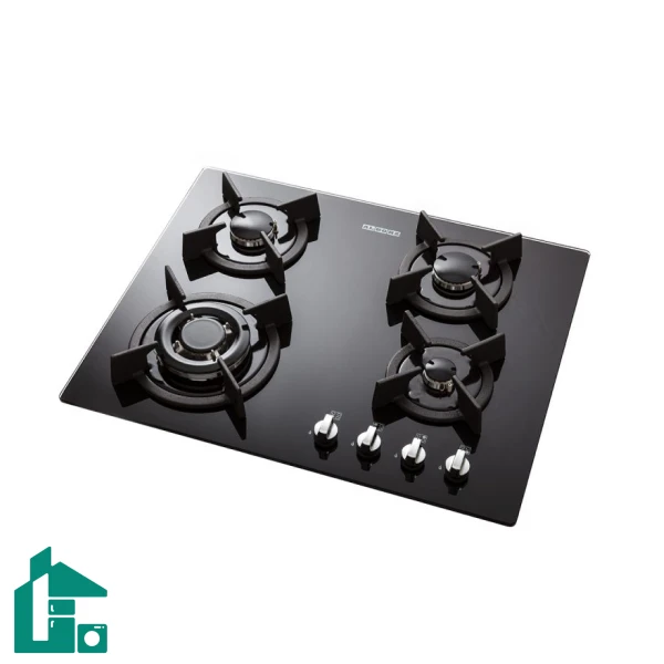 اجاق گاز رومیزی چهار شعله‌ استیل البرز مدل G-4602 مشکی