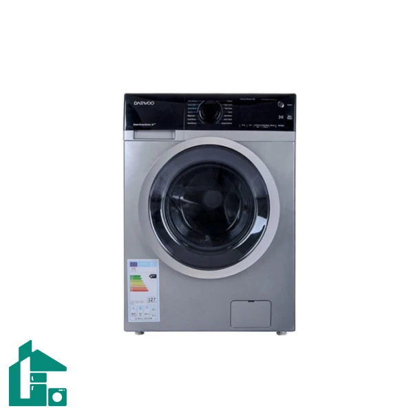 ماشین لباسشویی دوو 8 کیلویی مدل DWK-ZP870SB سیلور مشکی